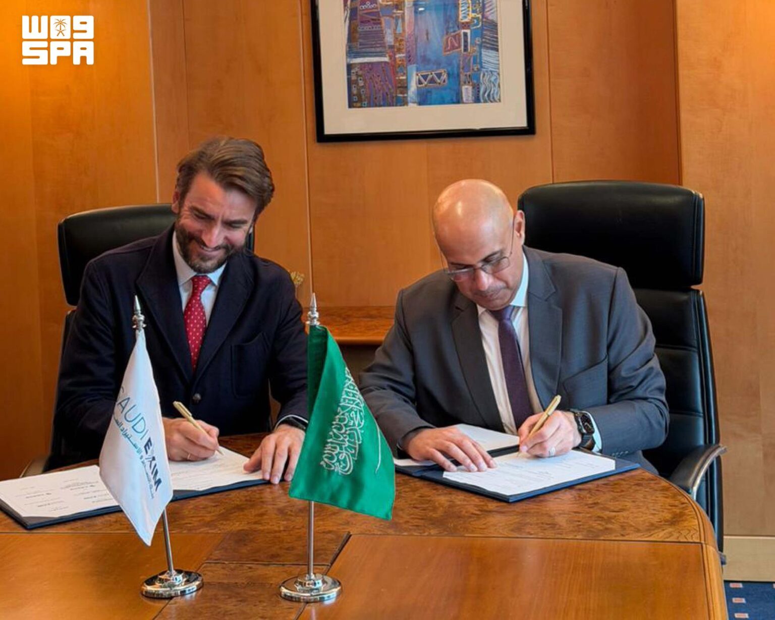 بنك التصدير والاستيراد السعودي يوقع مذكرة تفاهم مع وكالة ائتمان الصادرات الإسبانية