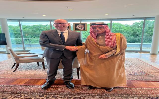 لقاء سعودي ألماني لبحث التطورات الإقليمية والدولية