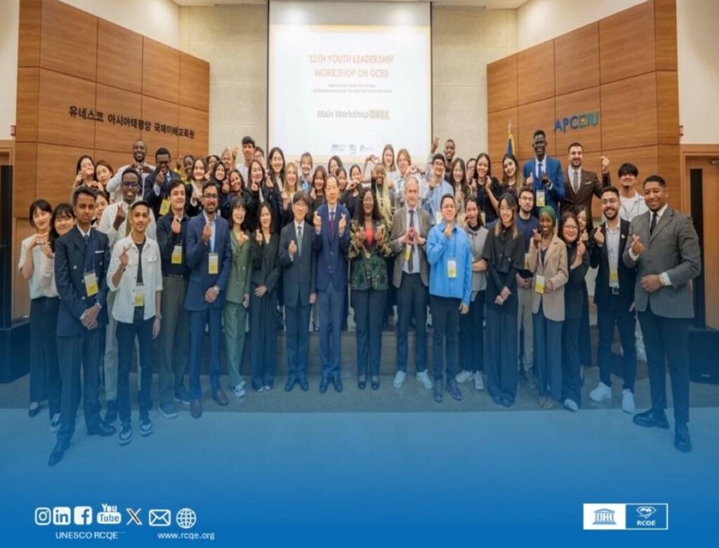 مركز اليونسكو الإقليمي للجودة والتميز في التعليم يشارك في الدورة الثانية عشرة لورشة القيادة الشبابية حول التعليم من أجل المواطنة العالمية في كوريا الجنوبية