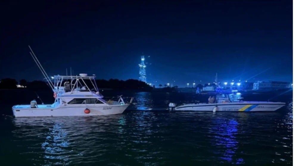 Seven people rescued after their vessel broke down off the coast of Rabigh