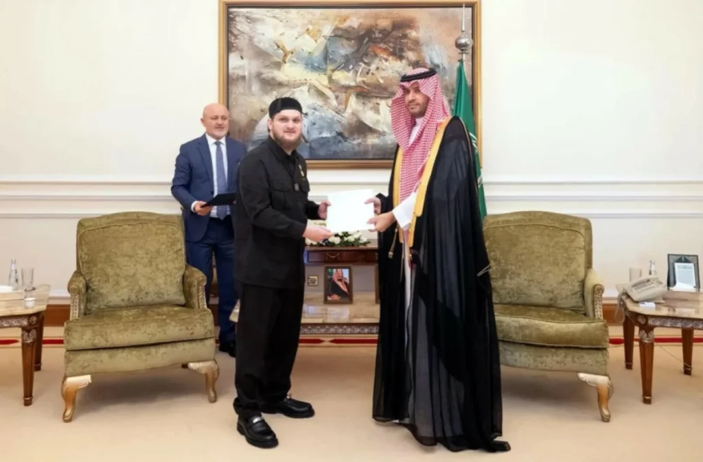 Crown Prince receives message from Chechen president
