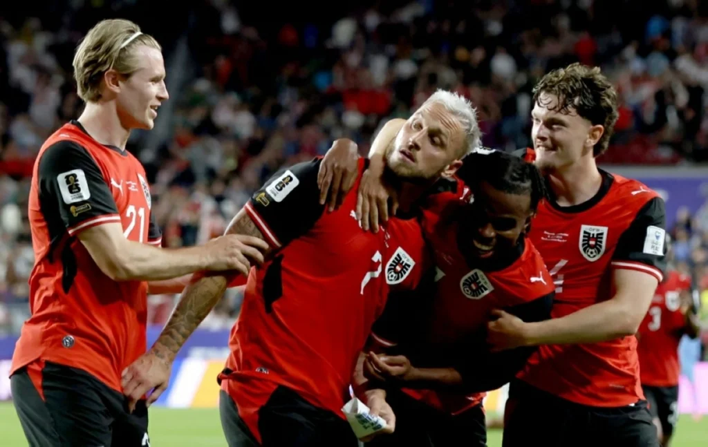 Austria marks World Cup return with victory over Jordan