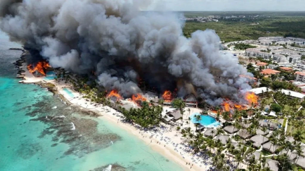 Italian woman killed, 1,700 evacuated in fire at Dominican Republic luxury resort