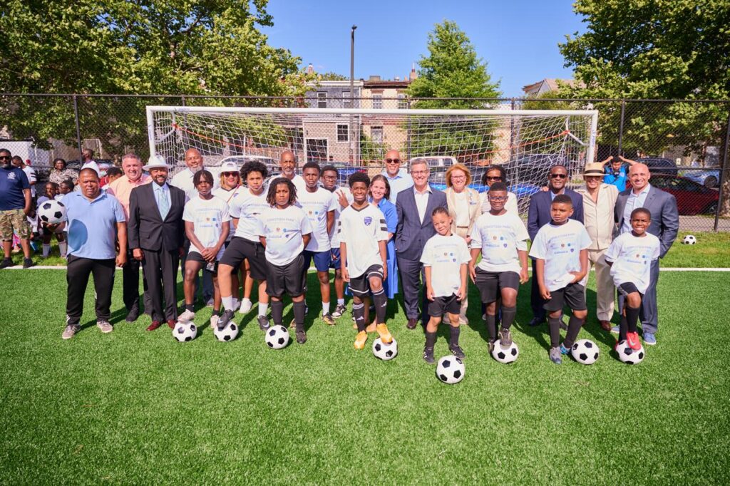 UAE Embassy, Children's Hospital of Philadelphia, Philadelphia Parks & Recreation bring spirit of soccer to Conestoga Park in West Philadelphia