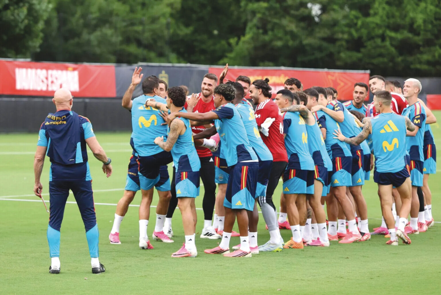 إلغاء مران منتخب إسبانيا