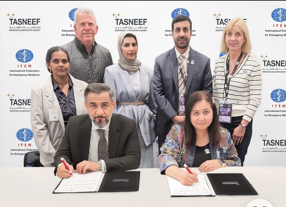اتفاقية تعاون حصرية بين هيئة الإمارات للتصنيف و"الاتحاد الدولي" لدعم اعتماد أقسام الطوارئ عالميًا