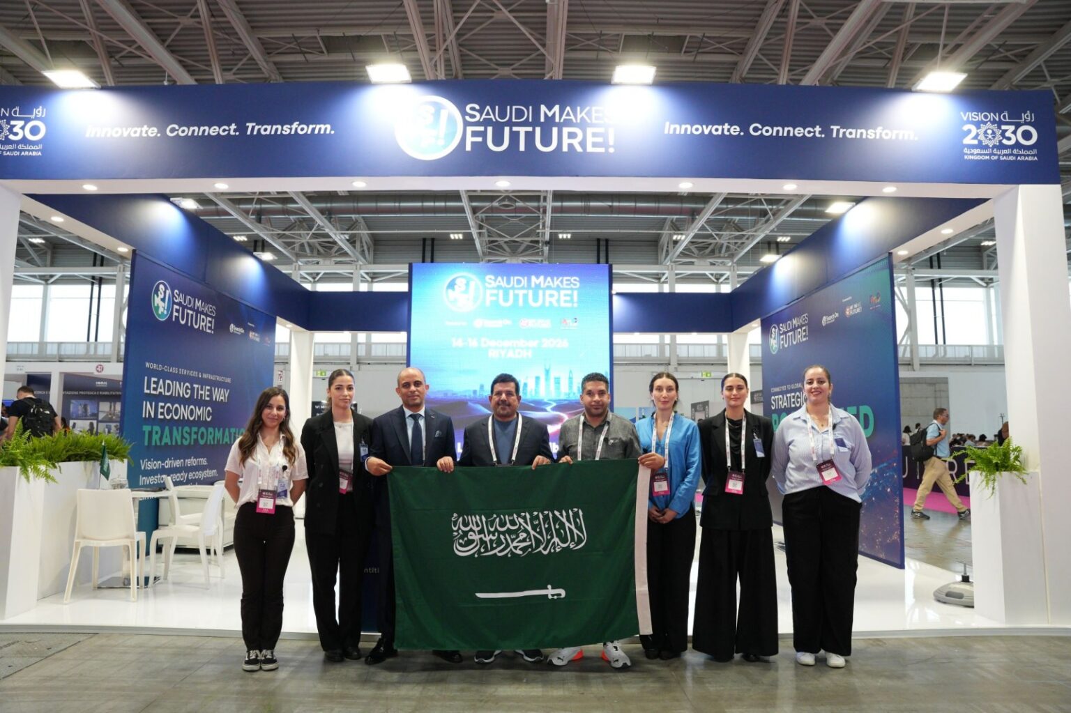 “Saudi Makes Future” Concludes Successful Participation at Italy’s WMF, Attracting More Than 250 Global Companies