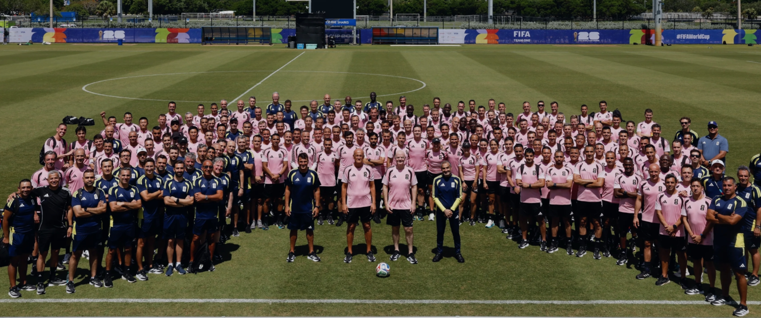 FIFA President welcomes Team One at training camp in Miami