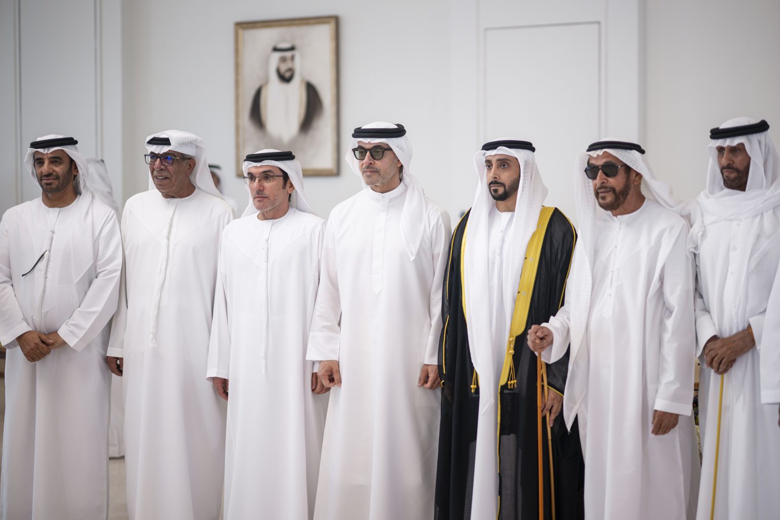 هزاع بن زايد يحضر حفل استقبال بمناسبة أفراح الشامسي