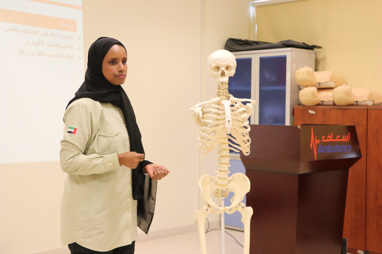 "نسائية دبي" تؤهل متطوعاتها للتعامل مع الحالات الطارئة