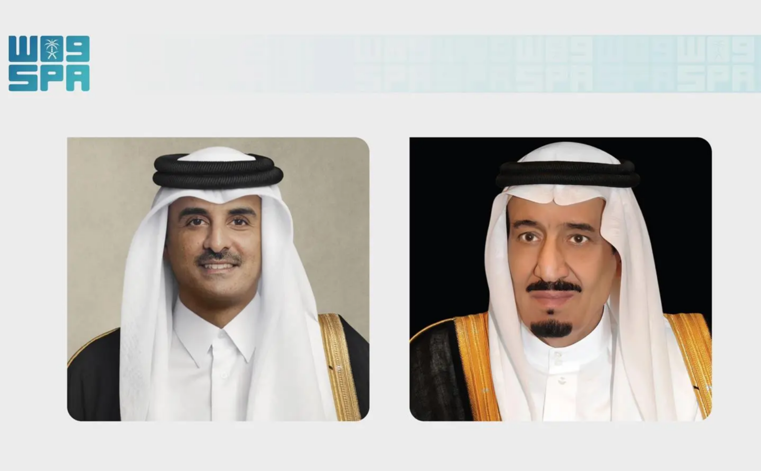 The Custodian of the Two Holy Mosques Offers Condolences to Amir of Qatar on Passing of Former Amir Sheikh Hamad bin Khalifa Al Thani