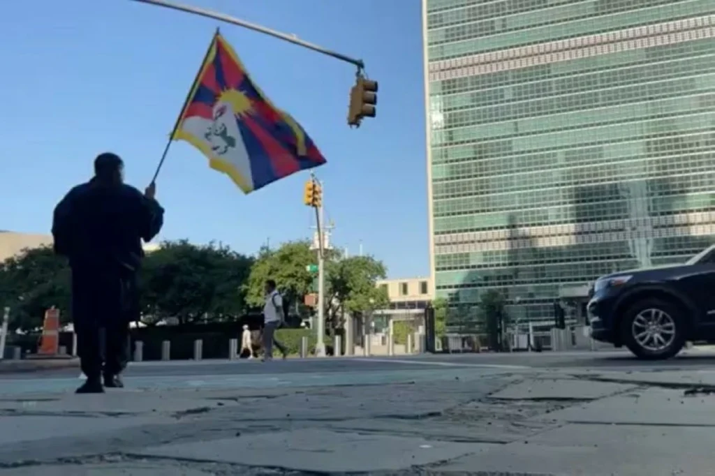 Tibetan activist dies after setting himself on fire outside UN’s New York headquarters