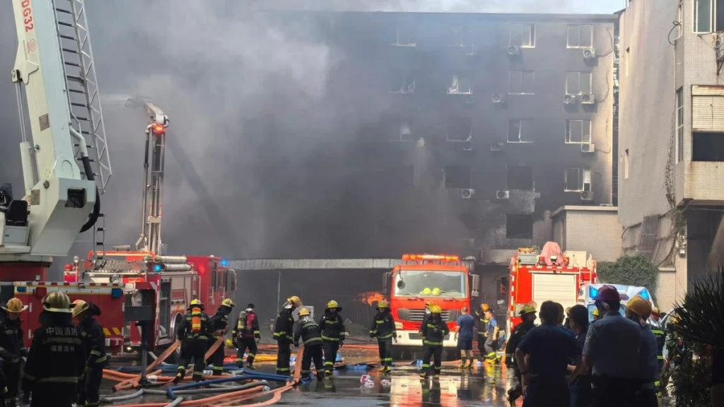 Factory fire kills at least 28 in China’s ‘shoe capital’