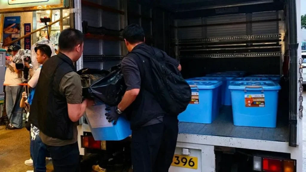 Five arrested after Hong Kong police raid independent bookshops