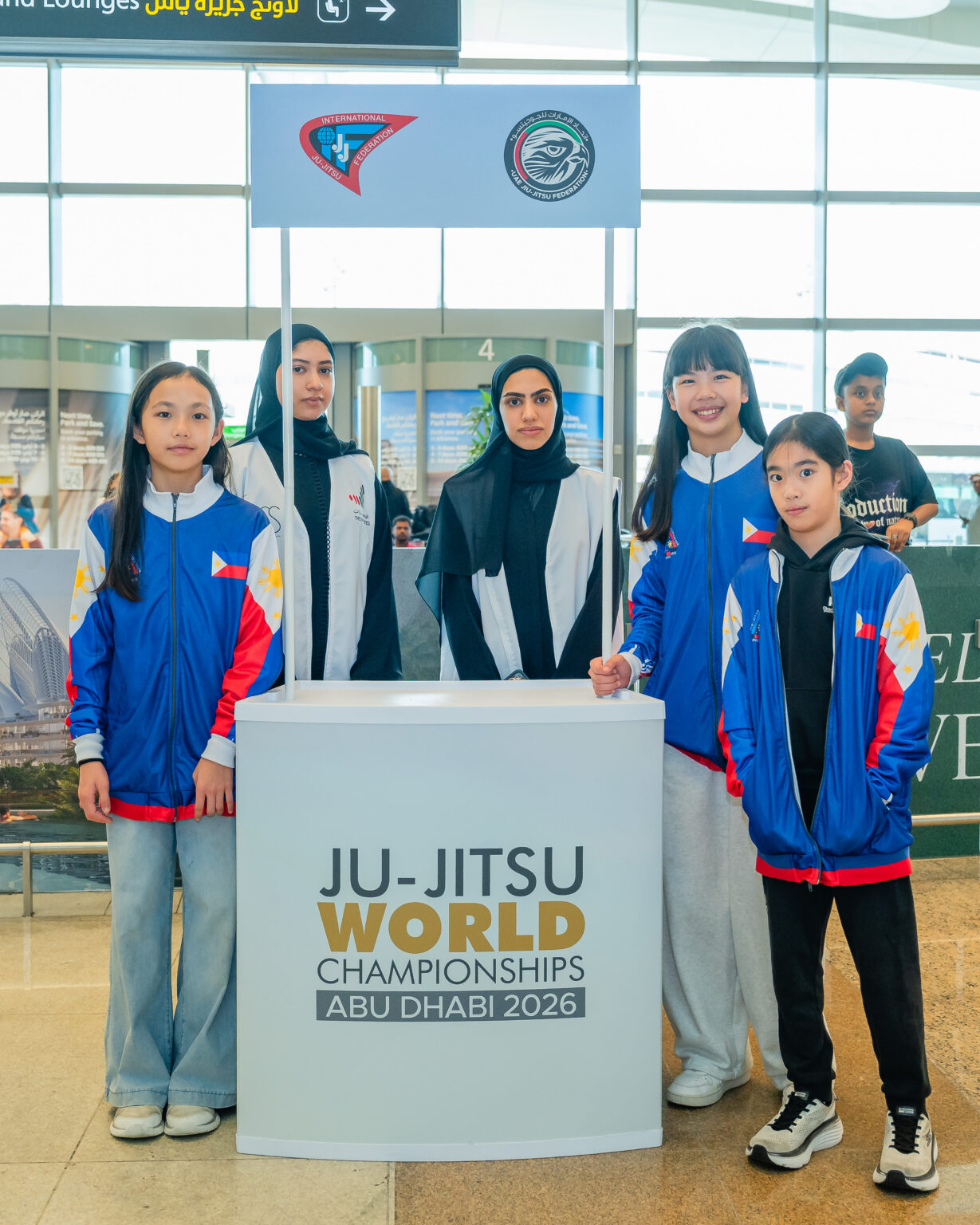 المنتخبات المشاركة تتوافد إلى أبوظبي استعداداً لبطولة العالم للجوجيتسو 2026