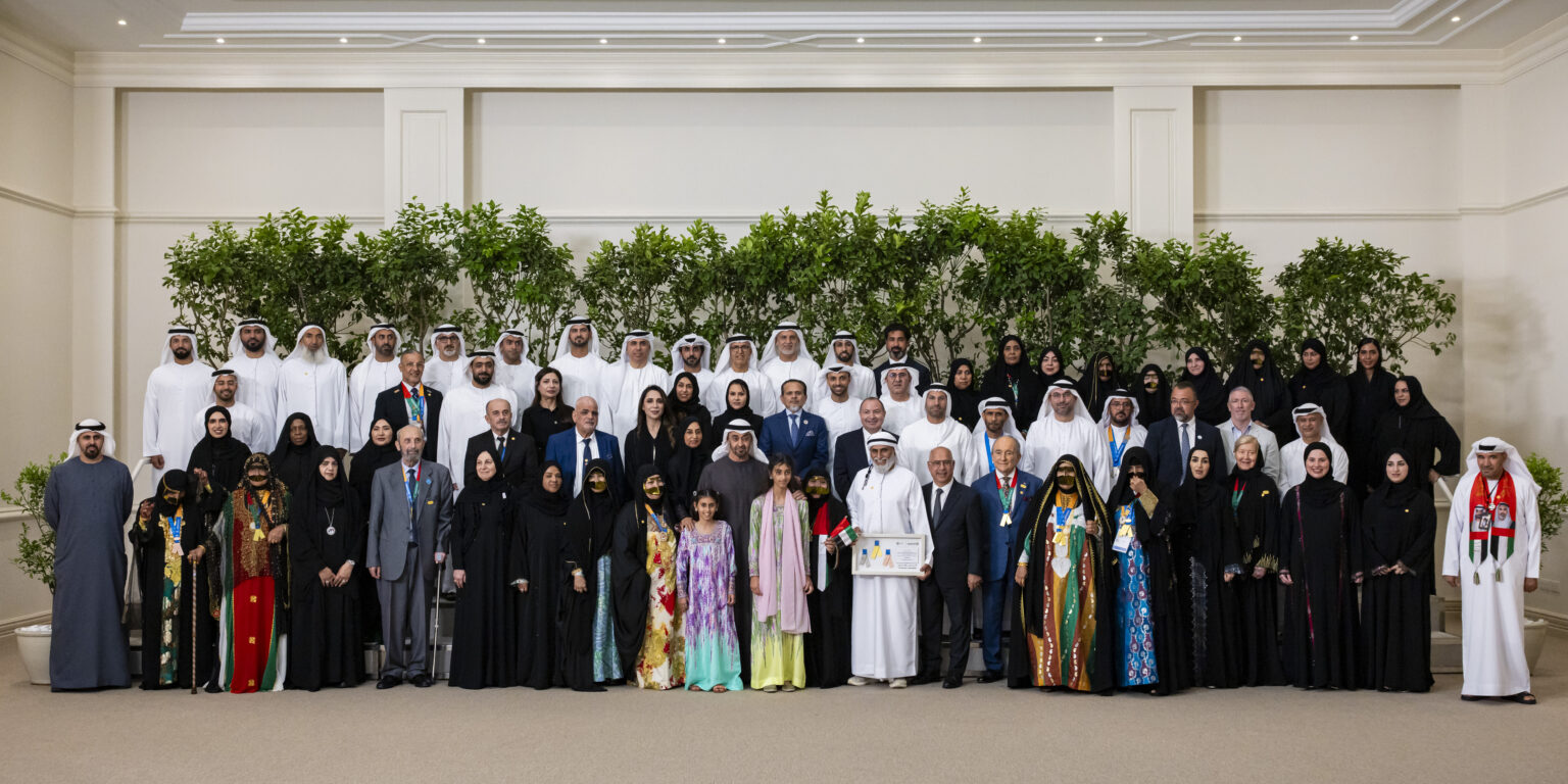 UAE President receives winners of Open Masters Games Abu Dhabi 2026