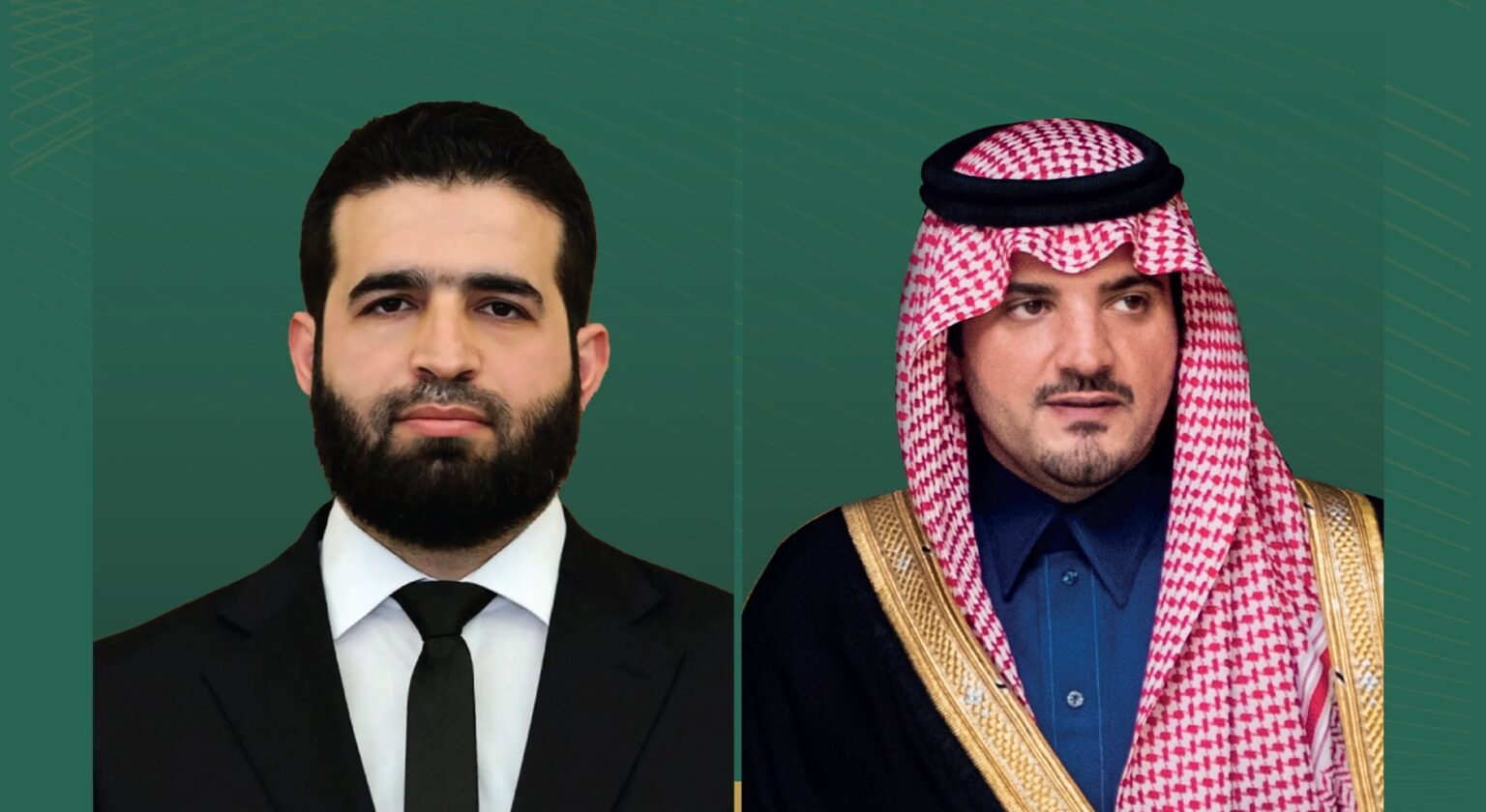 عبدالعزيز بن سعود يجري اتصالًا هاتفيًا بوزير داخلية سوريا