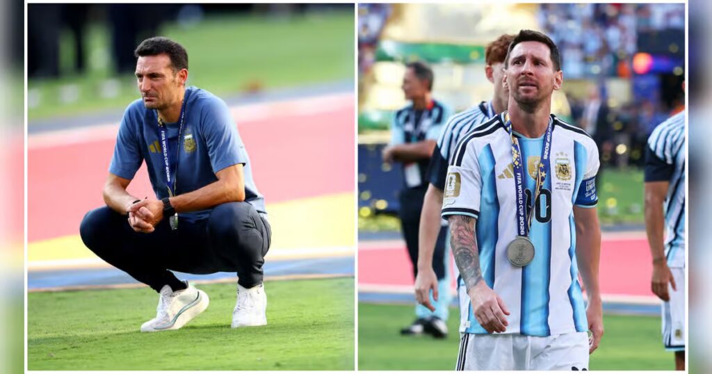 Scaloni denies World Cup final rumours over Messi’s dressing room speech