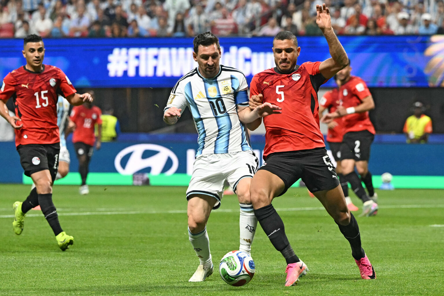 Argentina beats Egypt 3-2 to reach quarterfinals in FIFA World Cup