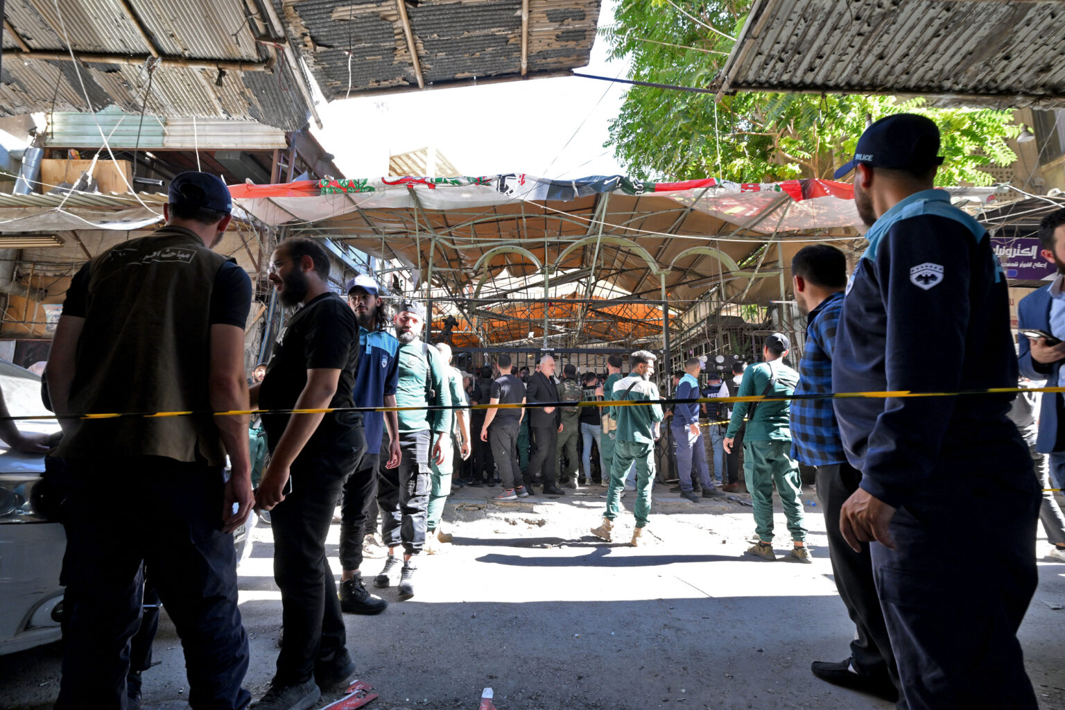 Six civilians killed, 22 injured in café bombing in Damascus