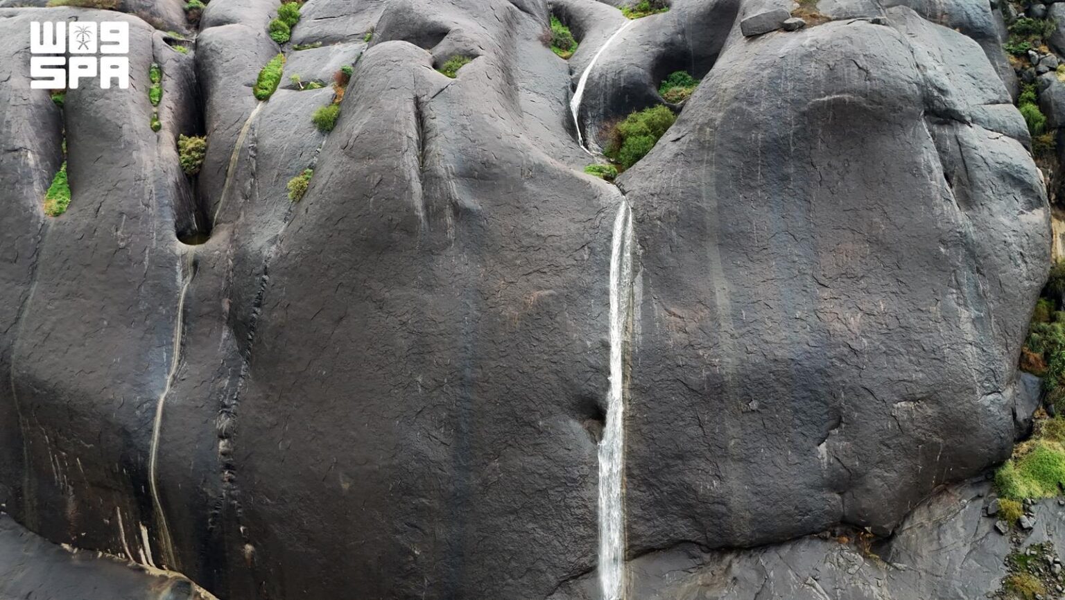 Rock Pools in Aseer Preserve Rainwater and Enrich the Natural Landscape