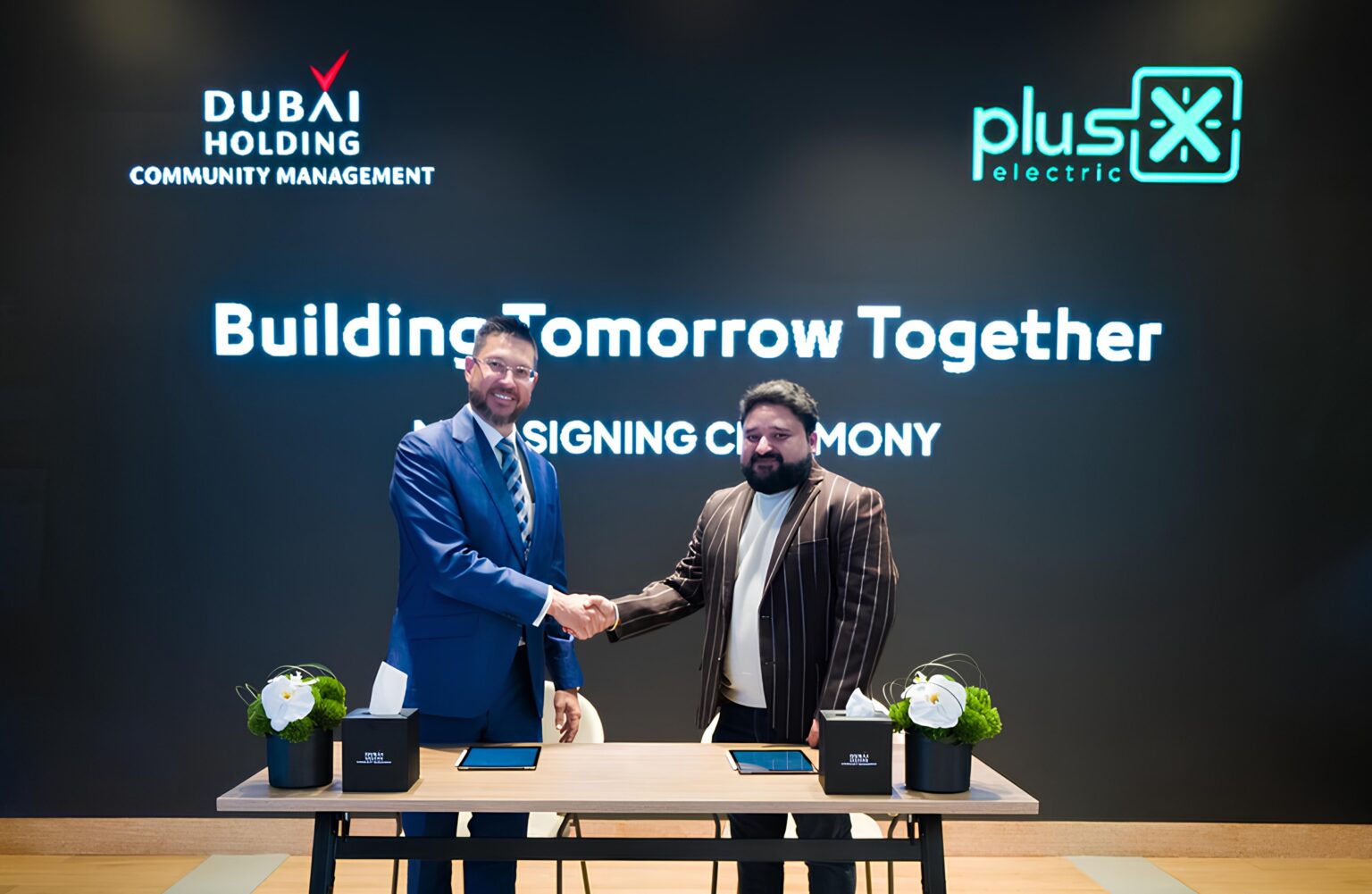 Dubai Holding Community Management, PlusX Electric partner to expand flexible EV charging access