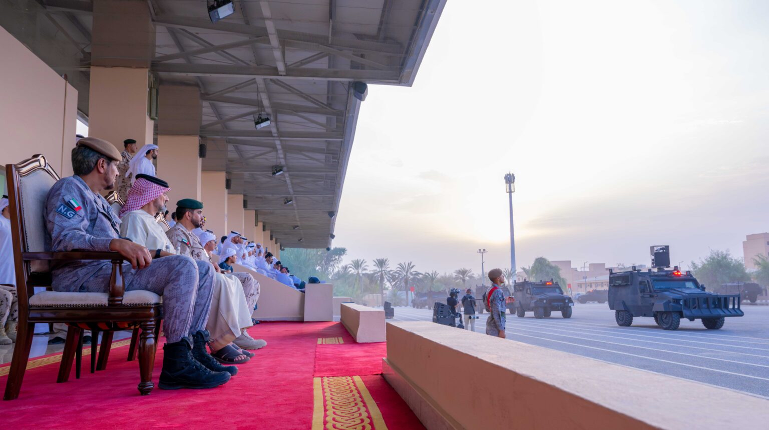 Ammar bin Humaid attends graduation of 24th National Service intake at Manama Training Centre