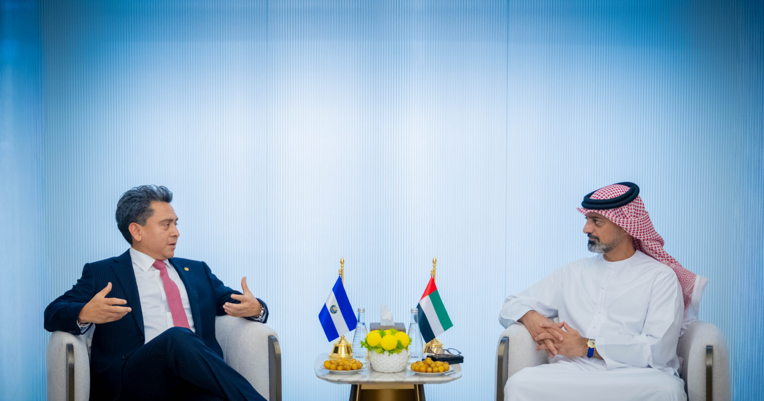 Crown Prince of Ajman receives Ambassador of El Salvador