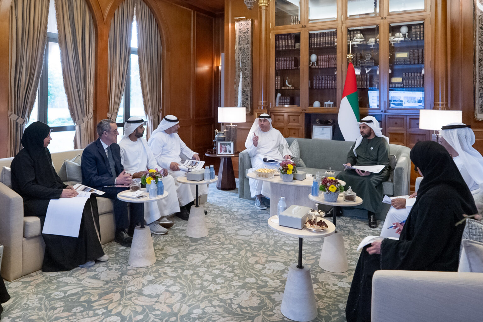 Hamdan bin Zayed receives delegation from Etihad Rail, directs launch of Madinat Zayed, Liwa passenger stations on 30 November