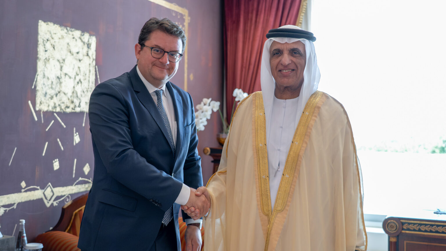 Ras Al Khaimah Ruler receives Ambassador of Austria