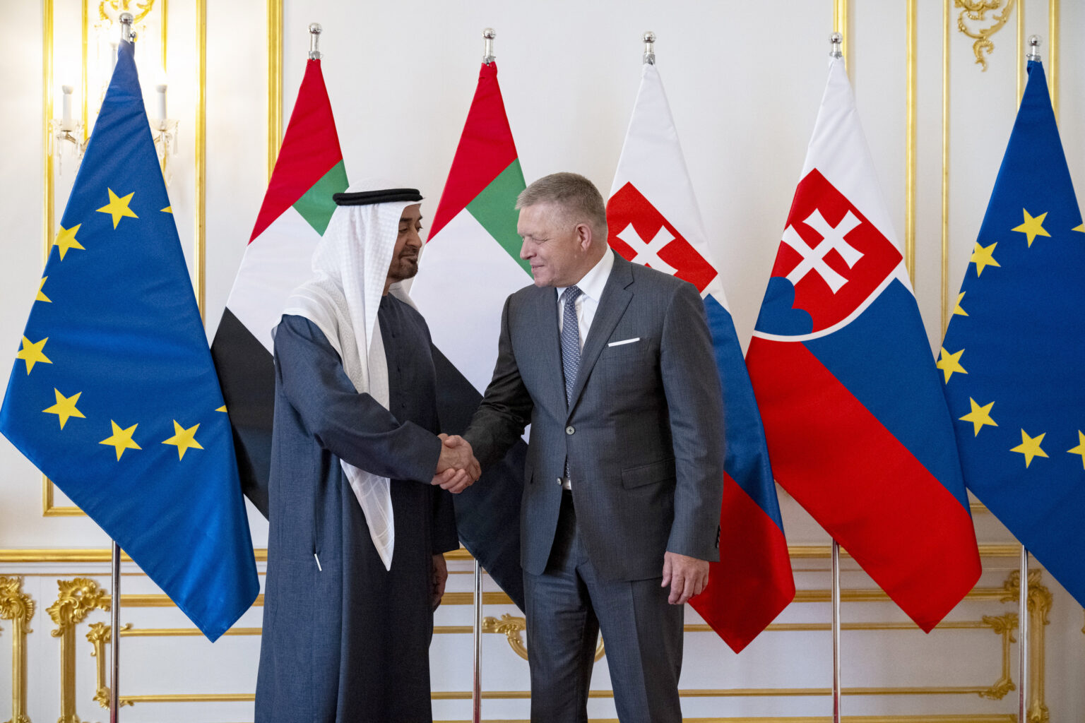 UAE President discusses bilateral cooperation with Slovak Prime Minister during working visit to Slovakia