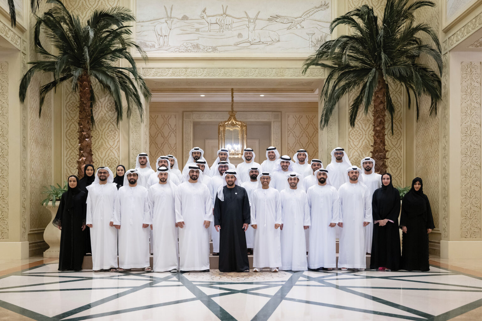 Hamdan bin Zayed receives UAE Cyber Security Council delegation, commends establishment of National Cloud's backup data centres in Al Dhafra Region