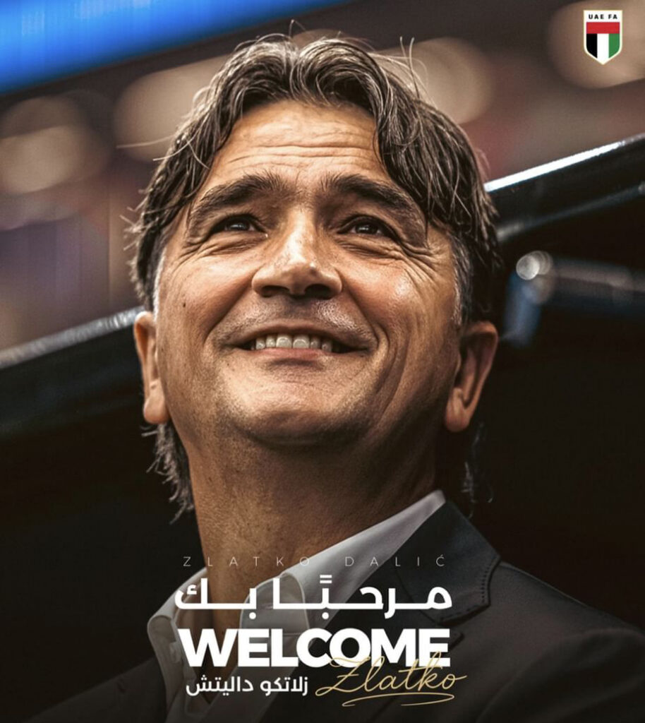 UAE Football Association appoints Croatian Zlatko Dalić as new UAE national team head coach