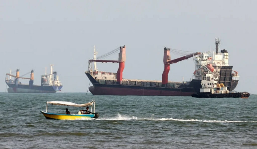 Vessel hit by unknown projectile in Strait of Hormuz, crew casualty reported