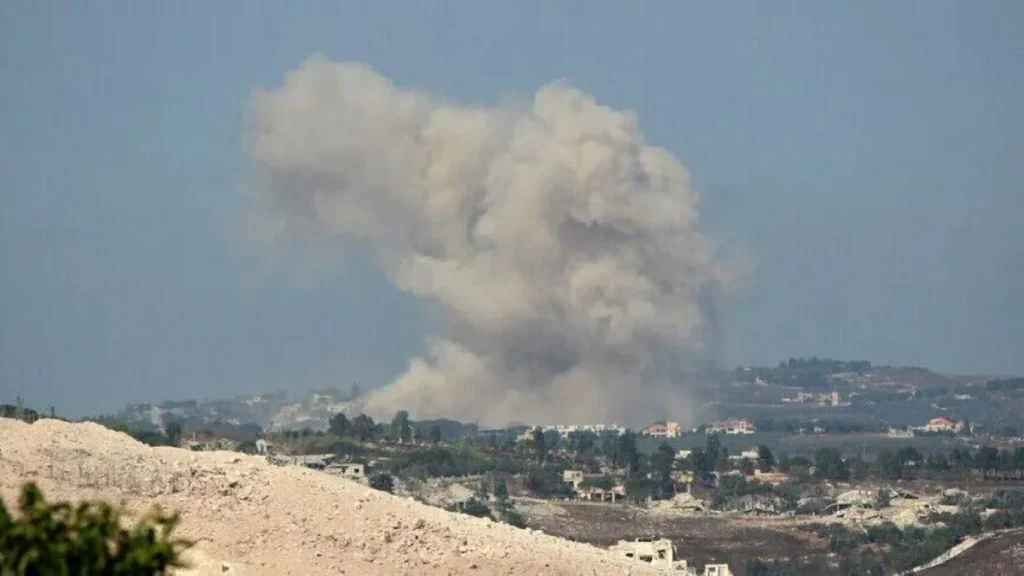 Israeli drone strike kills 2 as army blows up homes, burns fields in south Lebanon
