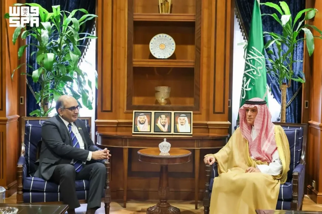 Adel Al-Jubeir meets Indian and Brazilian ambassadors