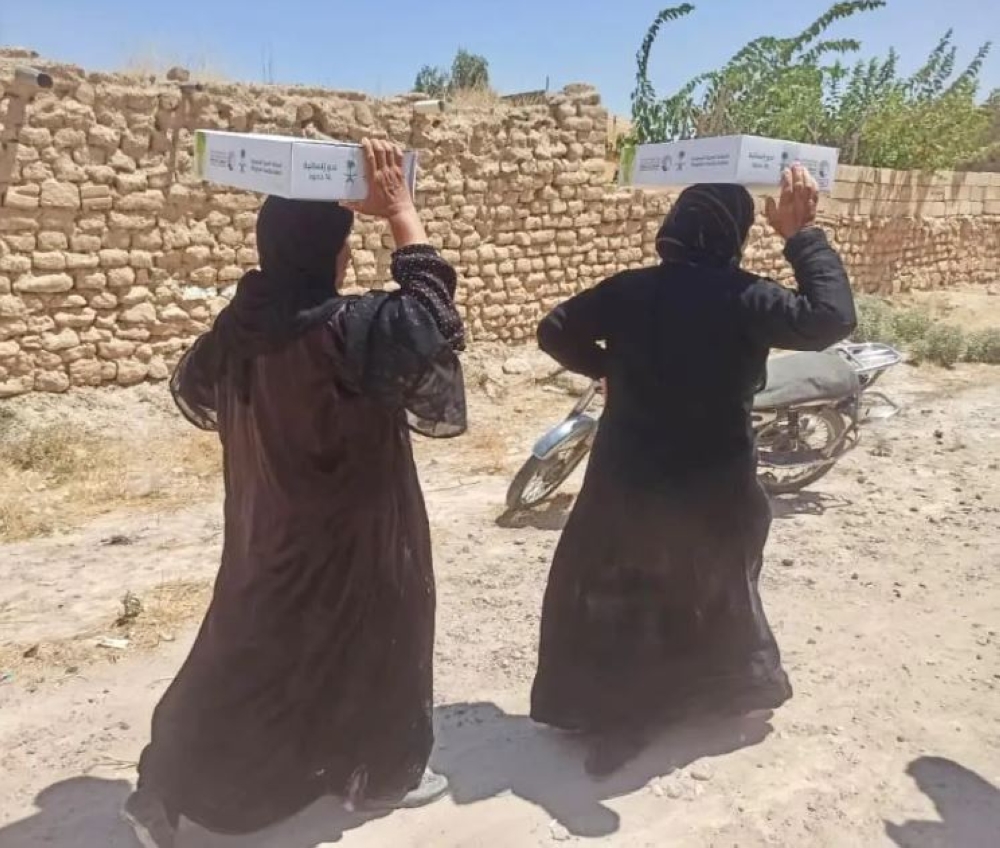 مركز الملك سلمان للإغاثة يقدم مساعدات متنوعة في سوريا