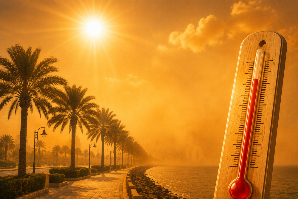 الدمام الأعلى بـ48 مئوية.. درجات الحرارة والظواهر الجوية في السعودية