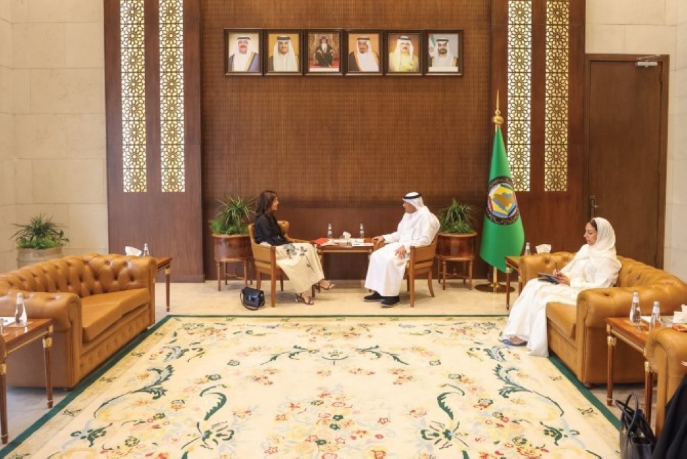 "البديوي" يبحث تعزيز التعاون الخليجي الإيطالي مع معهد الشؤون الدولية