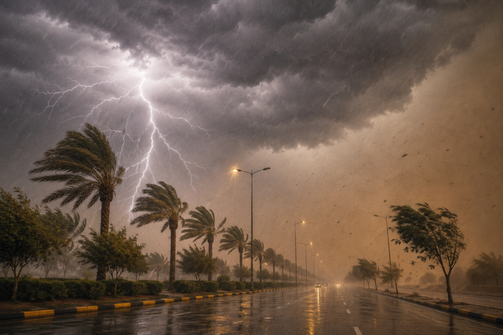 طقس الثلاثاء.. أمطار رعدية ورياح نشطة مثيرة للأتربة والغبار