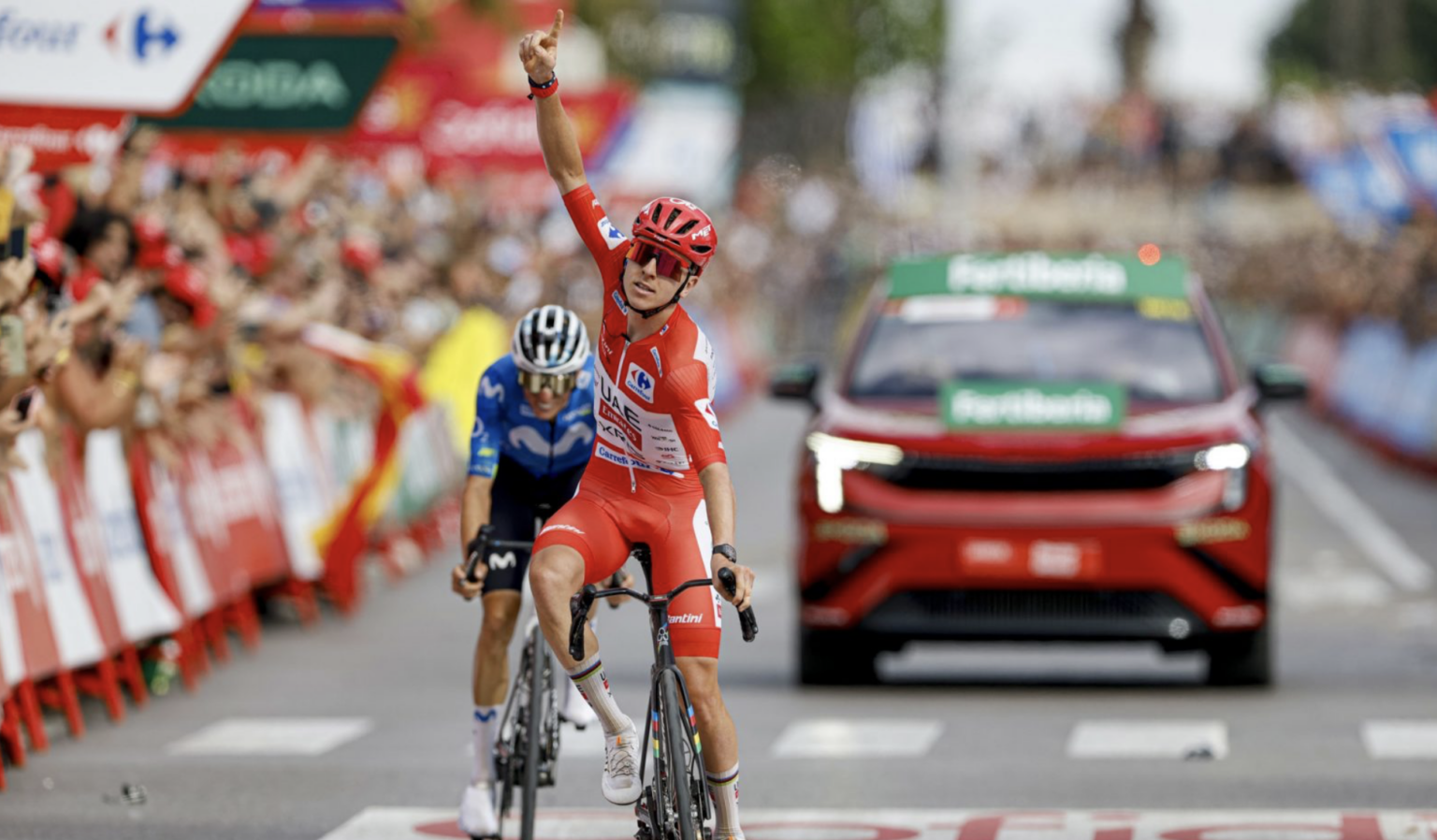 UAE Team Emirates-XRG strengthens Vuelta lead as Pogacar wins Stage 6