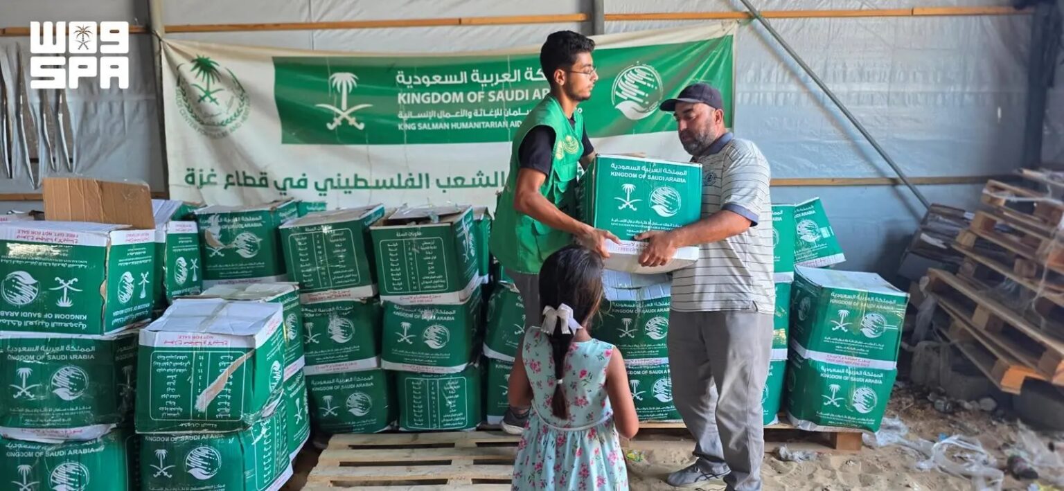 KSrelief Distributes 750 Food Baskets to Most Vulnerable Groups in Gaza Strip