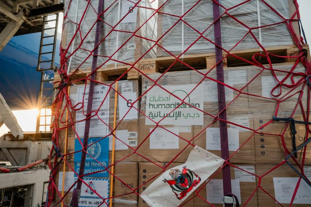 Dubai Humanitarian launches new air bridge to deliver WHO medical aid to Gaza