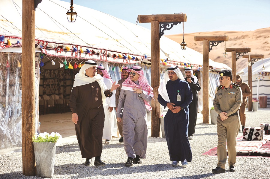 السديس والسالمي يتفقدان ضيافة بلدية المذنب