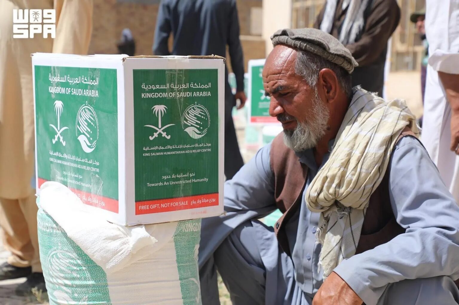 King Salman Humanitarian Aid and Relief Center Distributes Food Baskets in Afghanistan