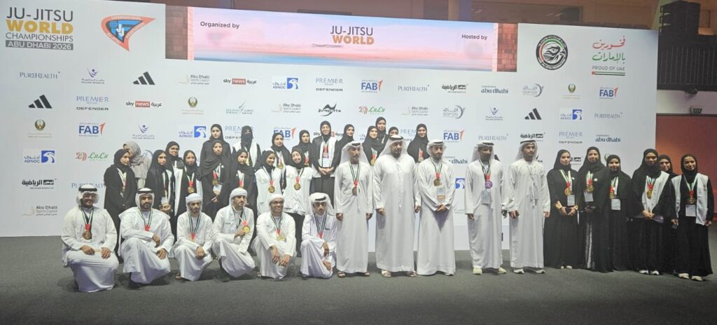 200 متطوع في بطولة العالم للجوجيتسو 2026 يتسلمون "ميداليات الإنجاز"