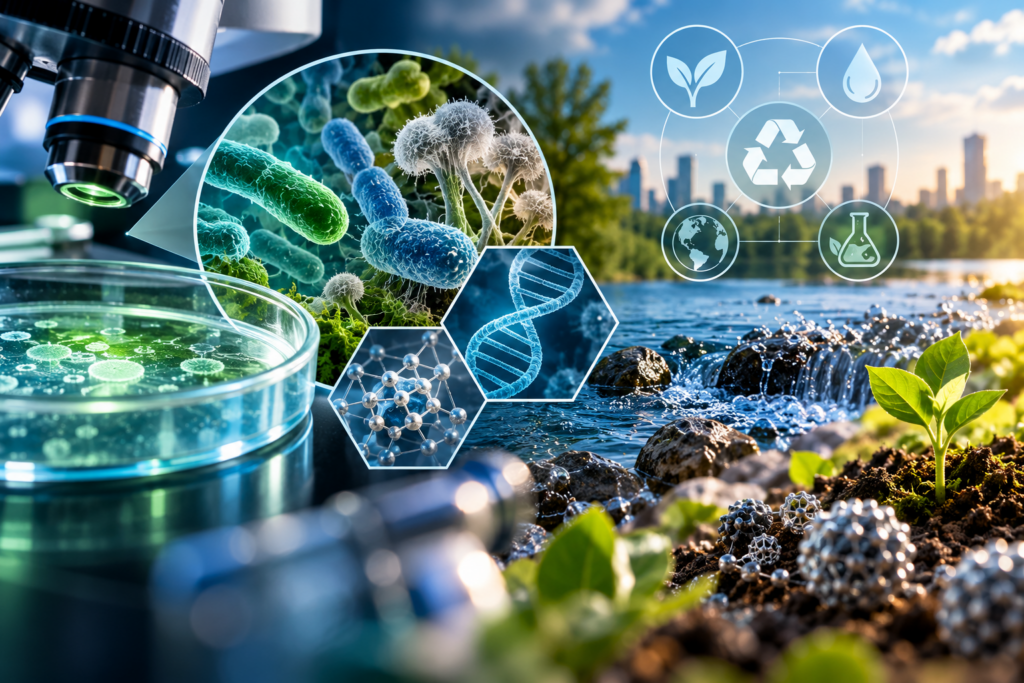 A Scientific Revolution Integrating Microbiology and Nanotechnology to Address Environmental Pollution and Promote Sustainability