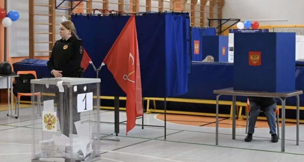 Russia holds first parliamentary vote in annexed Ukrainian regions