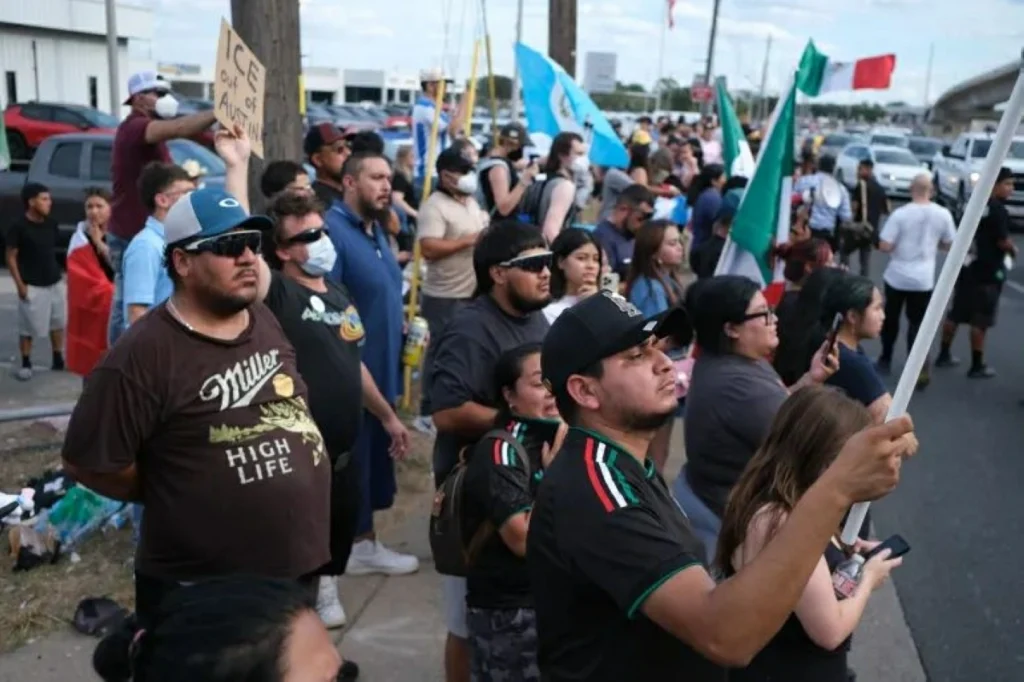 Locals demand answers as ICE agent shoots and wounds man in Texas