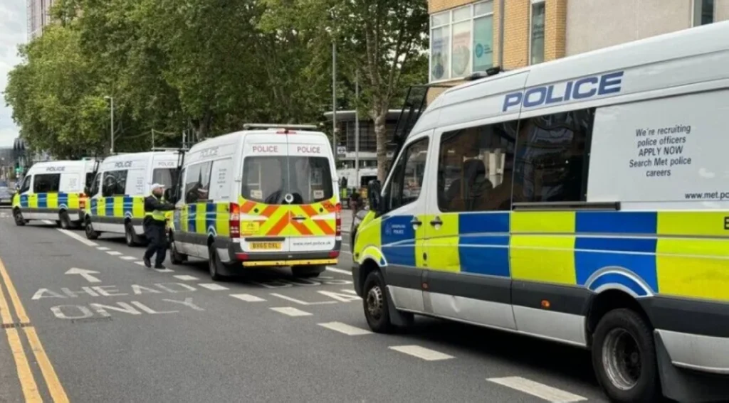 Major incident declared near US air base in England after explosives arrests